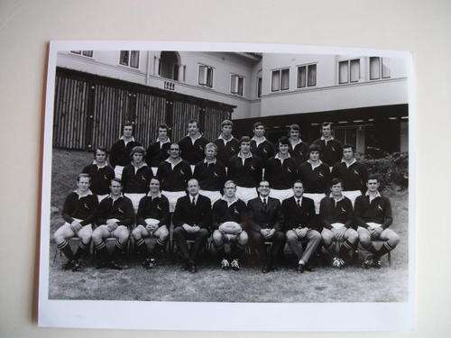 Original Springbok Rugby Team Photo Vs.British Lions 1st Test 1974